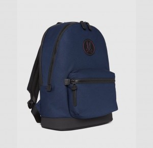 Bags And Wallets Psycho Bunny Dome Backpack Hombre Azul Marino | WD4528093