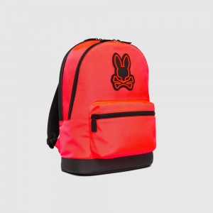 Bags And Wallets Psycho Bunny Dome Backpack Hombre Coral | ZE5402713