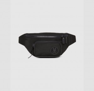 Bags And Wallets Psycho Bunny Hip Bag Hombre Negros | CO8296014