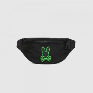 Bags And Wallets Psycho Bunny Hip Bag Hombre Negros | FE2456980