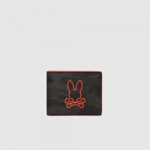 Bags And Wallets Psycho Bunny Wallet Hombre Negros Camuflados | DT8450637