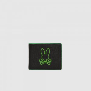 Bags And Wallets Psycho Bunny Wallet Hombre Negros | FL2831509
