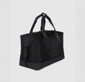 Bags And Wallets Psycho Bunny Weekender Bag Hombre Negros | IQ6941785