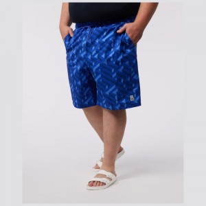 Big & Tall Psycho Bunny Big And Tall Pisani Swim Trunk Hombre Azules | BT5067384