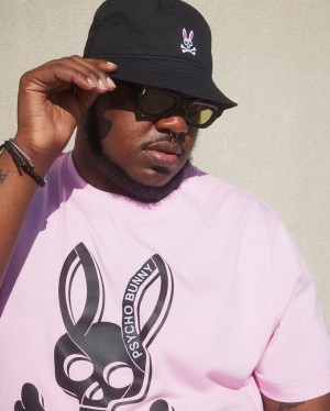 Big & Tall Psycho Bunny Big And Tall Serge Graphic Tee Hombre Rosas | TQ4621537