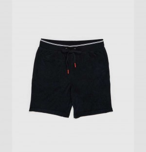 Big & Tall Psycho Bunny Greyson Towel Terry Sweat Shorts Hombre Azul Marino | EH1490253