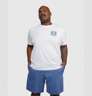Big & Tall Psycho Bunny James Bunny In A Box Tee Hombre Blancos | AV1047365