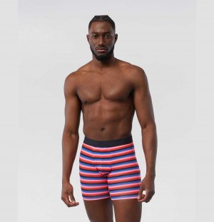 Boxer Briefs Psycho Bunny 2 Pack Boxer Bunny Briefs Hombre Rosas Azul Marino | JD5680237