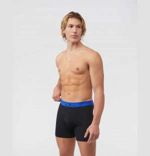 Boxer Briefs Psycho Bunny 2 Pack Boxer Bunny Briefs Hombre Negros Azules | TU0518379
