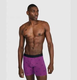 Boxer Briefs Psycho Bunny 2 Pack Printed Boxer Briefs Hombre Rosas Azules | AY1748905