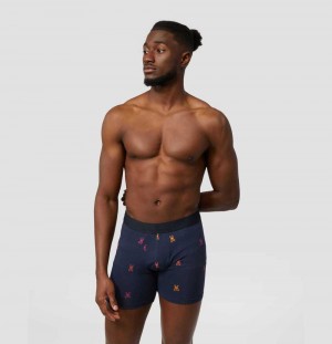 Boxer Briefs Psycho Bunny All Over Bunny Boxer Brief Hombre Azul Marino | WE4926837