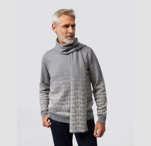 Bufanda Psycho Bunny Ashwood Gradient Hombre 498 Heather Storm | DE7148396