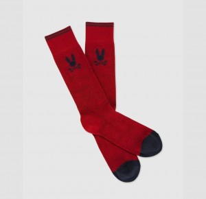 Calcetines Psycho Bunny Abbott Hombre 558 Mulled Wine | AT4738062