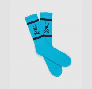 Calcetines Psycho Bunny Classic Hombre 446 Placid Sea | HU4129850