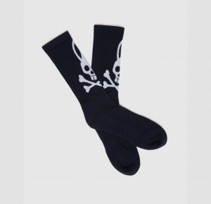 Calcetines Psycho Bunny Classic Hombre Azul Marino | GU4785219