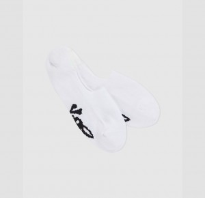 Calcetines Psycho Bunny Sport No Show Hombre Blancos | QA8175602