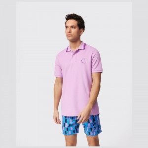 Camisa Polo Psycho Bunny Calle Fashion Polo Hombre 536 Orchid | KX3289610
