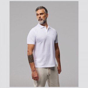Camisa Polo Psycho Bunny OUTLINE Polo Hombre Blancos | VC5934061