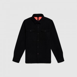 Camisas Psycho Bunny Apple Valley Button-down Shirt Hombre Negros | JU7349016