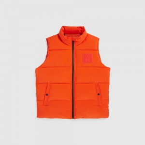 Chamarras Psycho Bunny Anderson Down Puffer Vest Hombre 813 Tangerine Tango | IT1876329