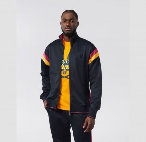 Chamarras Psycho Bunny Doyers Track Jacket Hombre Azul Marino | WS6951028