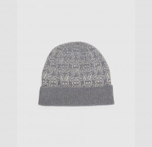 Hats And Caps Psycho Bunny Ashwood Gradient Beanie Hombre 498 Heather Storm | AB8596432