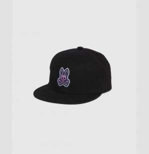 Hats And Caps Psycho Bunny Baseball Cap Niños Negros | FL8359746