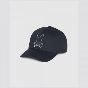Hats And Caps Psycho Bunny Calle Baseball Cap Niños Negros | QN9436270