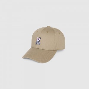 Hats And Caps Psycho Bunny Classic Baseball Cap Hombre 238 Antique Taupe | SA0956281