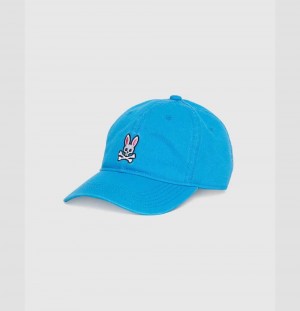 Hats And Caps Psycho Bunny Classic Baseball Cap Hombre Azules | OF0675394