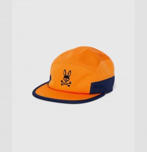 Hats And Caps Psycho Bunny Doyers 5 Panel Sport Hat Hombre Dorados | PU3965278