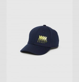 Hats And Caps Psycho Bunny Hudson Baseball Cap Niños Azul Marino | RK1246053
