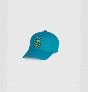 Hats And Caps Psycho Bunny Jordan Mesh Baseball Cap Niños Azules | VI3564290