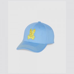 Hats And Caps Psycho Bunny Pisani Baseball Cap Hombre 426 Montana Sky | EC5761308