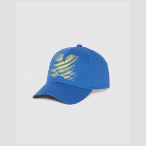 Hats And Caps Psycho Bunny Turing Baseball Cap Hombre Azules | UA4237810