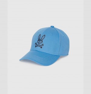 Hats And Caps Psycho Bunny Wardell Baseball Cap Hombre 425 Mountain Sky | HS6528039