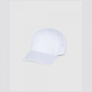 Hats And Caps Psycho Bunny Woad Baseball Cap Hombre Blancos | EZ3486129