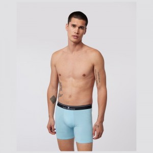 Lounge & Underwear Psycho Bunny 2 Pack Boxer Brief Hombre Azules | IQ7430658