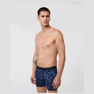 Lounge & Underwear Psycho Bunny 2 Pack Boxer Brief Hombre Azul Marino | BT4083561