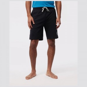 Lounge & Underwear Psycho Bunny Jersey Lounge Short Hombre Negros | KN7356802