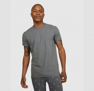 Lounge & Underwear Psycho Bunny Underwear 2 Pack Crew Neck Tee Hombre 498 Heather Storm | BY4172098