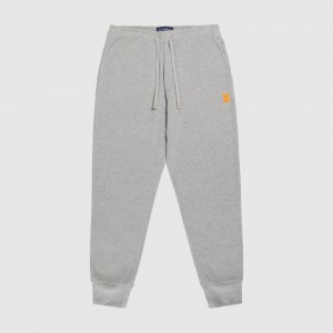 Lounge and Underwear Psycho Bunny Waffle Pant Hombre Grises | HO4596180