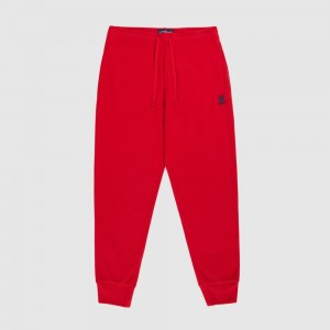 Lounge and Underwear Psycho Bunny Waffle Pant Hombre Rojos | VA7026913