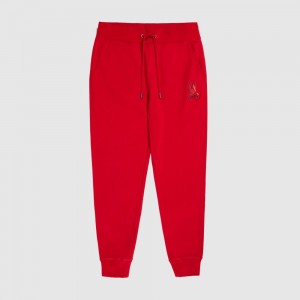 Pantalon Psycho Bunny Apple Valley Sweatpant Hombre Rojos | LH7653210