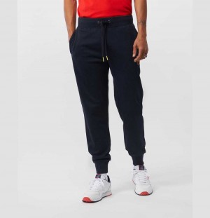 Pantalon Psycho Bunny Cooper Split Bunny Logo Sweat Pants Hombre Azul Marino | MO7026139