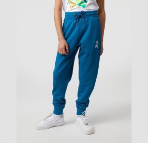 Pantalon Psycho Bunny Gresham Embroidered Sweat Pants Niños 434 Aegean Sea | XQ8973654