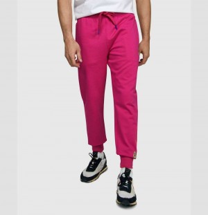 Pantalon Psycho Bunny Leo Bunny Pants Hombre 656 Magenta Storm | CY2851967