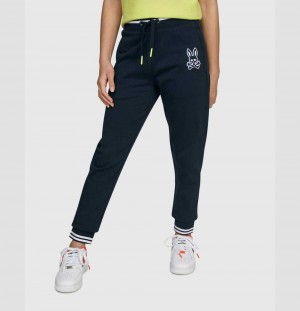 Pantalon Psycho Bunny Liam Jogger Niños Azul Marino | JP1524768