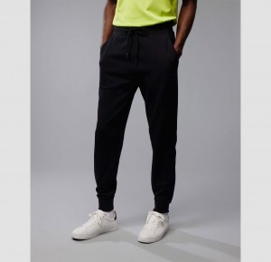 Pantalon Psycho Bunny Outline Sweatpants Hombre Negros | PA9824756