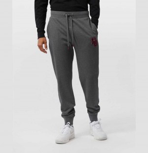 Pantalon Psycho Bunny Patchin Chenille Bunny Logo Sweatpants Hombre 498 Heather Storm | BL5697308